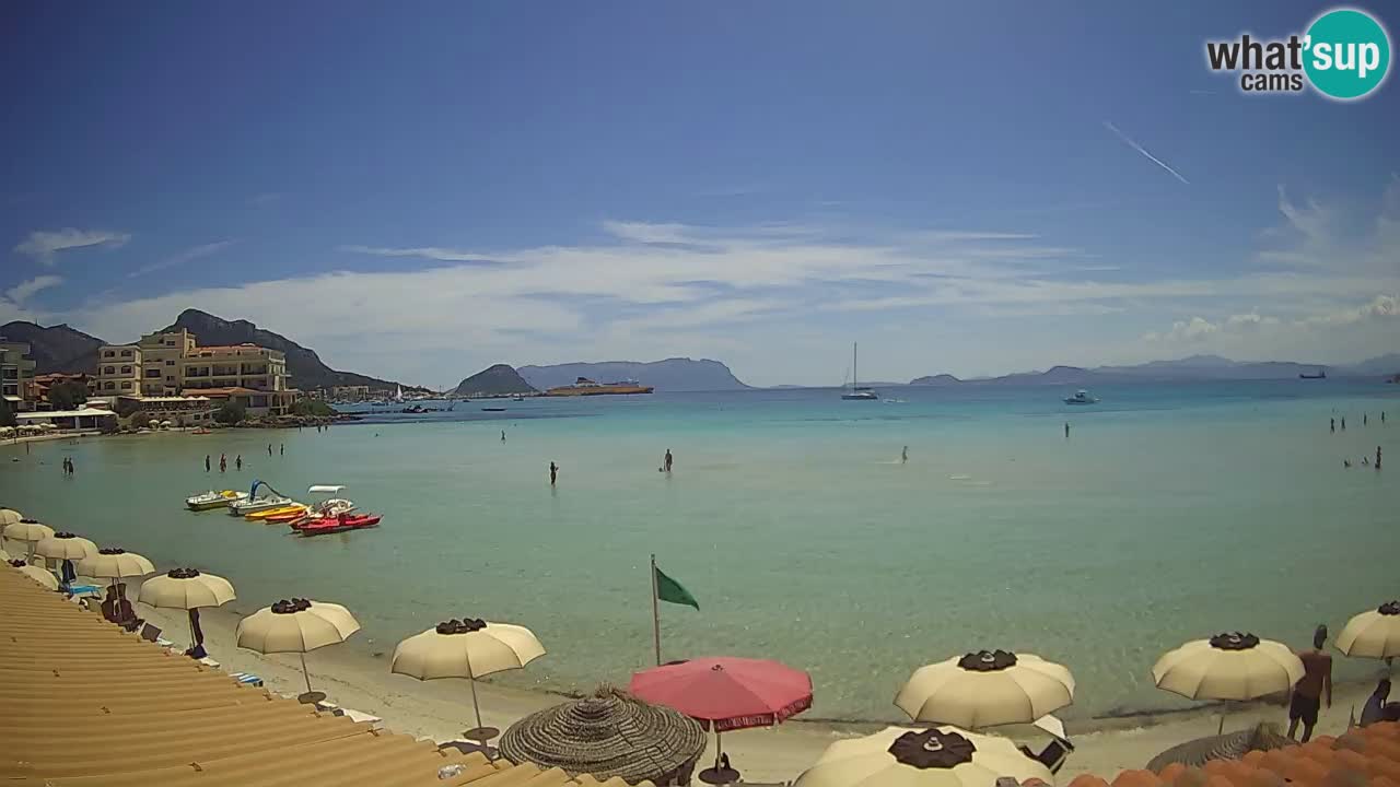 Webcam Terza Spiaggia Golfo Aranci – Vue en direct de la plage