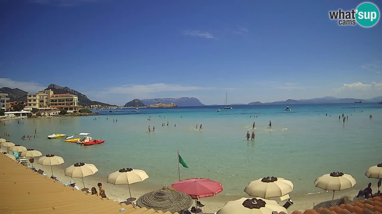 Webcam Terza Spiaggia Golfo Aranci – Vista en directo de la playa