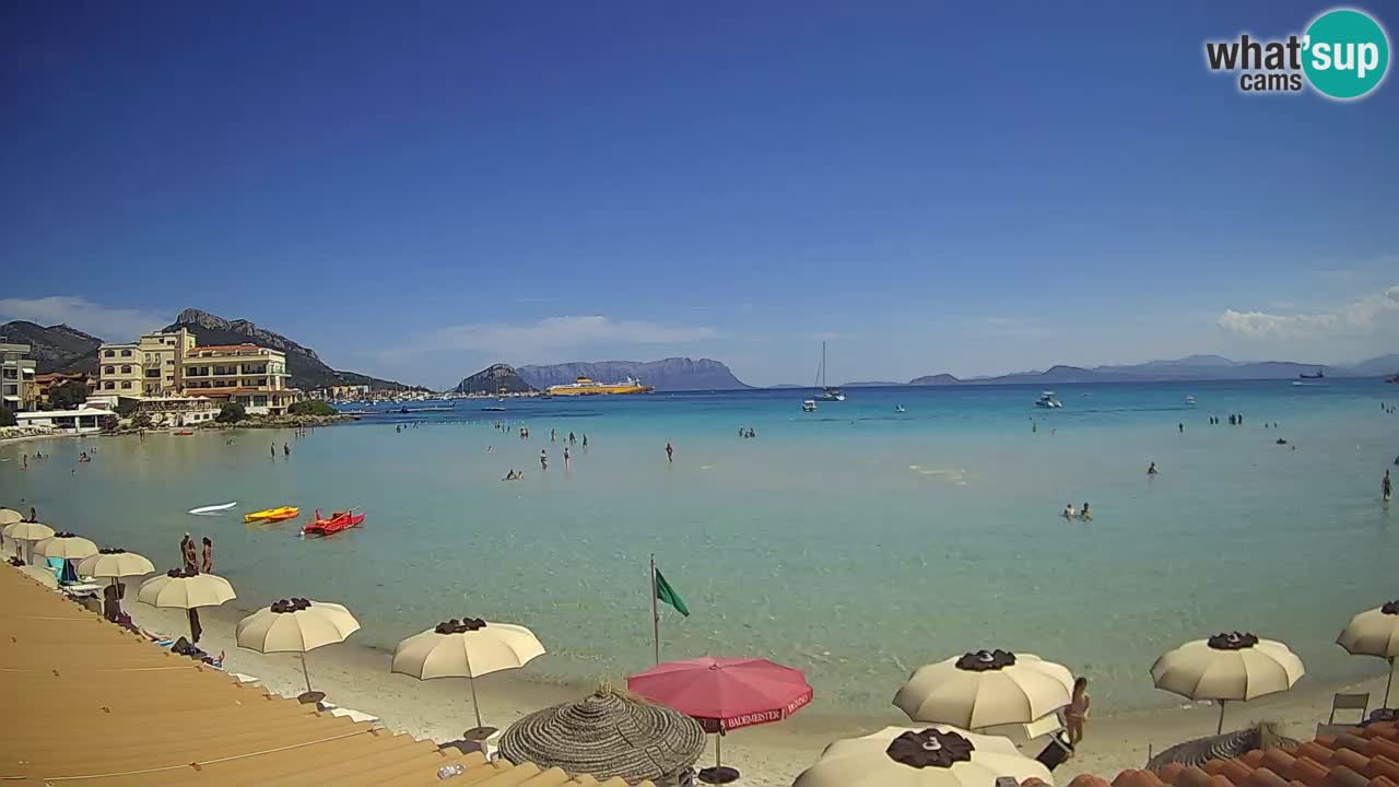 Web kamera Terza Spiaggia Golfo Aranci – Pogled uživo na plažu