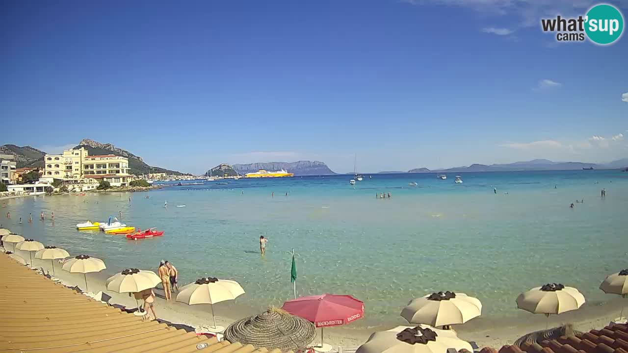 Webcam Terza Spiaggia Golfo Aranci – Vue en direct de la plage