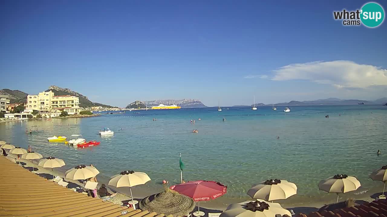 Web kamera Terza Spiaggia Golfo Aranci – Pogled uživo na plažu