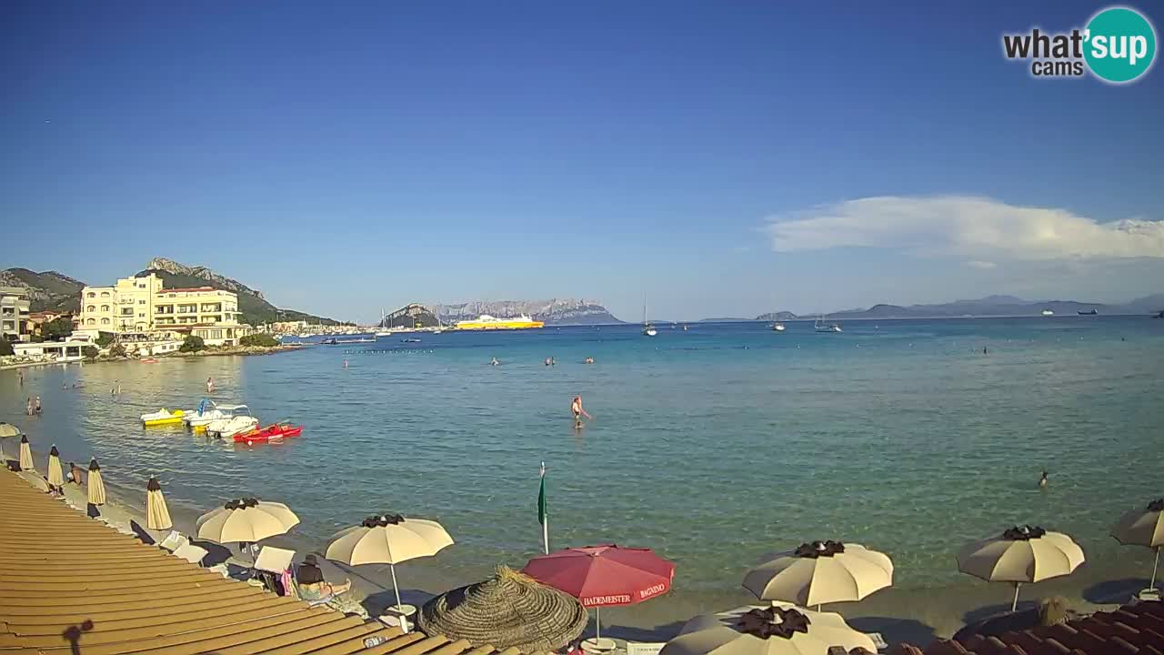 Webcam Terza Spiaggia Golfo Aranci – Liveblick auf den Strand