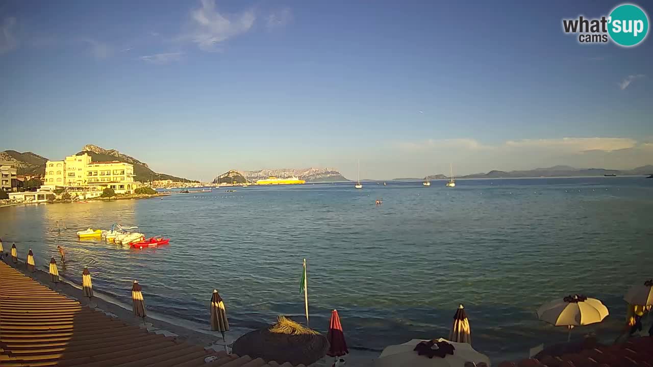 Webcam Terza Spiaggia Golfo Aranci – Liveblick auf den Strand