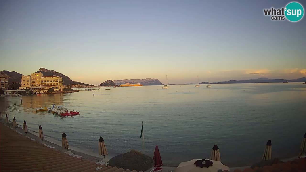 Webcam Terza Spiaggia Golfo Aranci – Liveblick auf den Strand