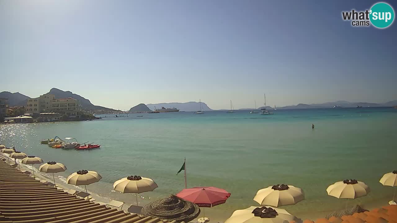 Webcam Terza Spiaggia Golfo Aranci – Vue en direct de la plage