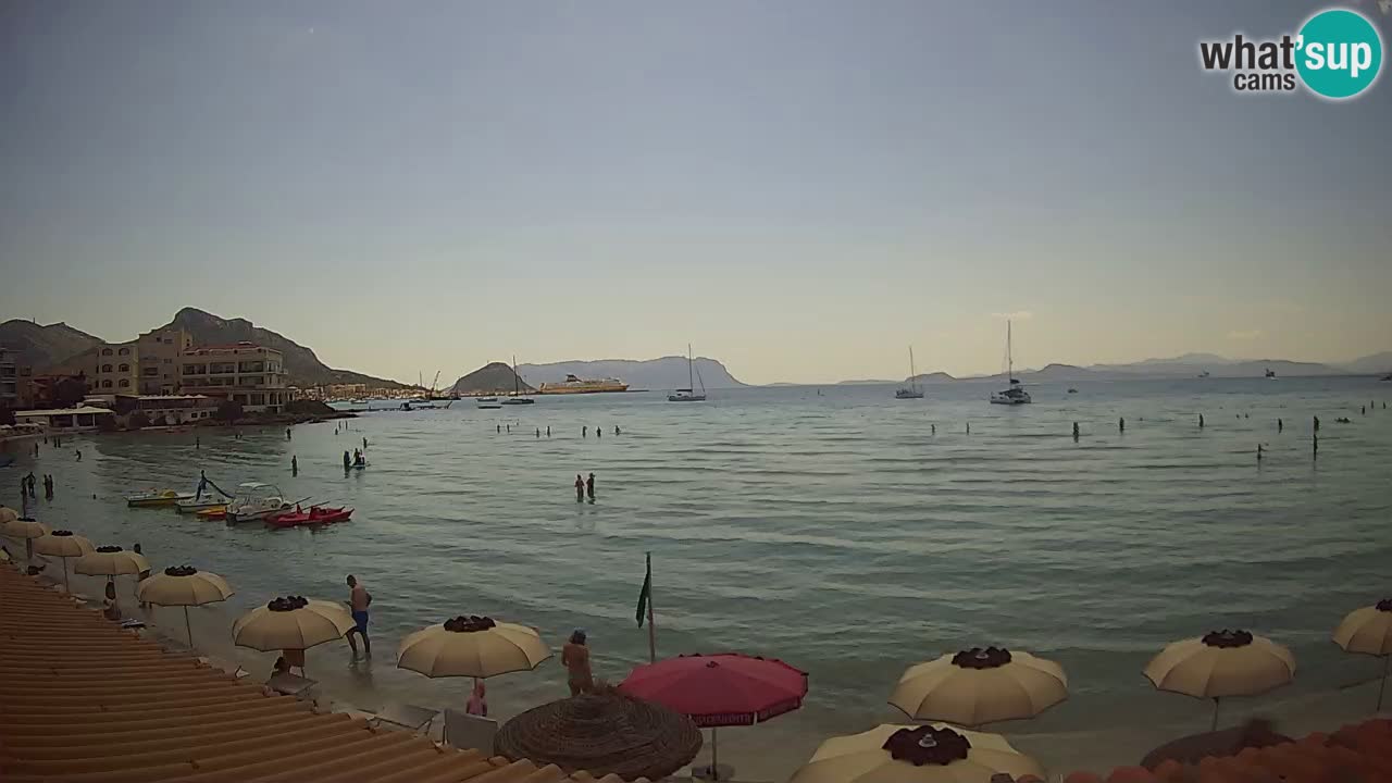 Webcam Terza Spiaggia Golfo Aranci – Liveblick auf den Strand