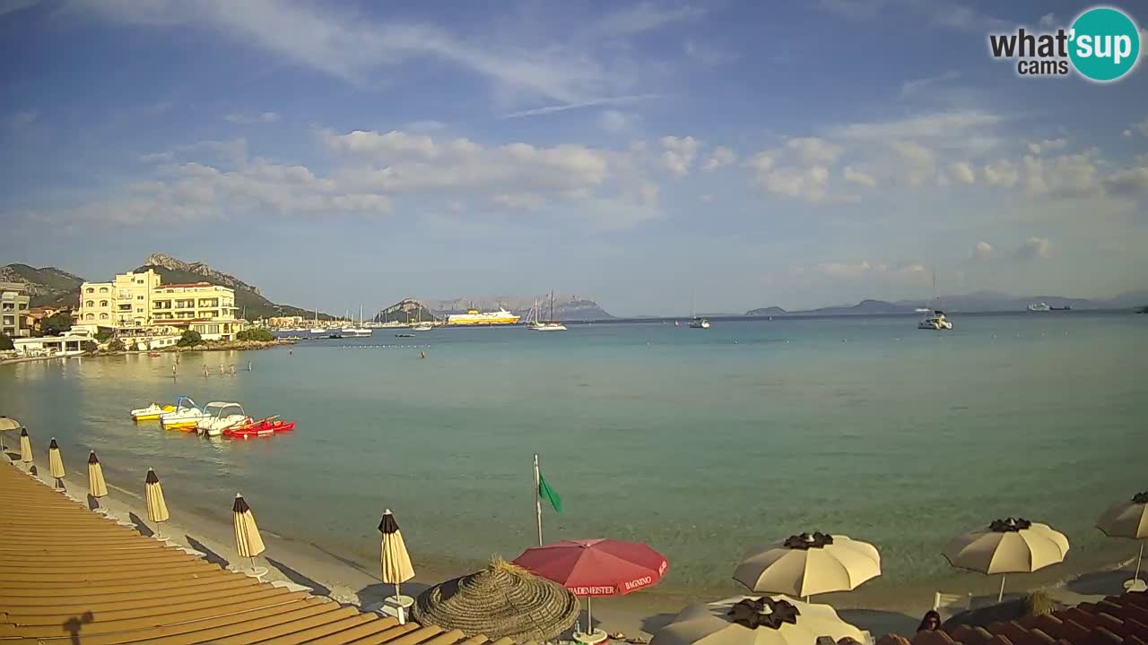 Webcam Terza Spiaggia Golfo Aranci – Vue en direct de la plage