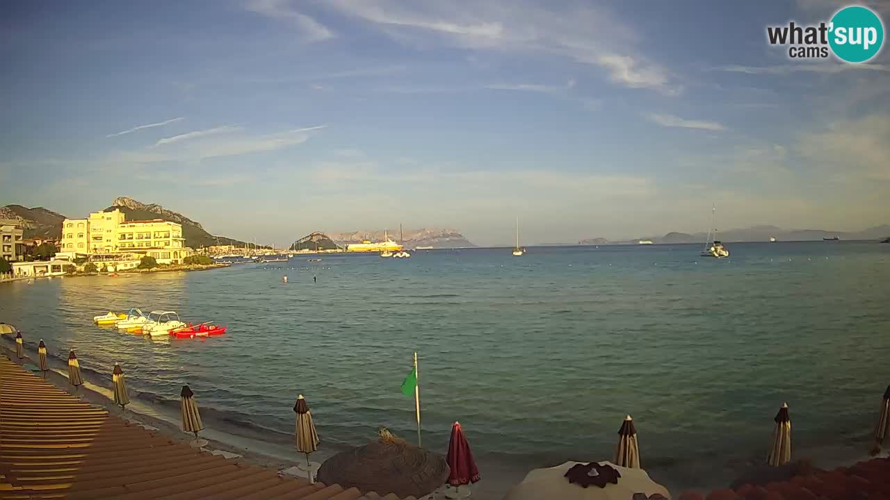 Webcam Terza Spiaggia Golfo Aranci – Liveblick auf den Strand