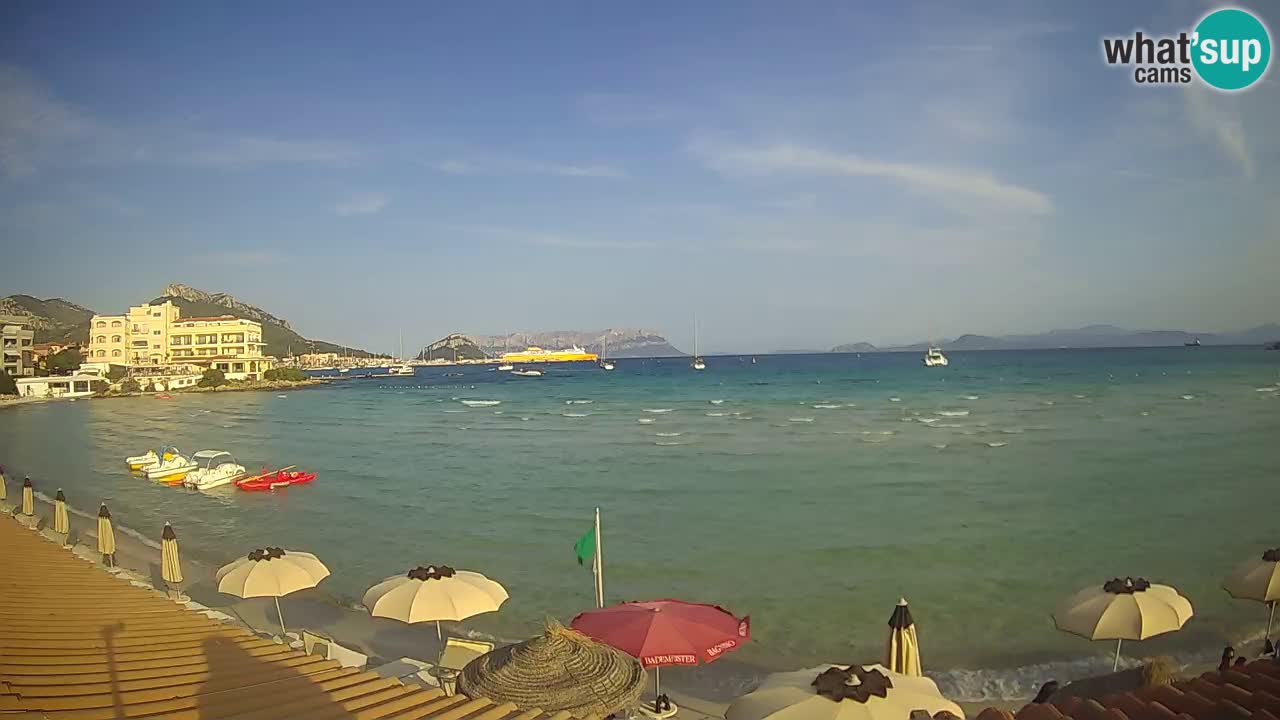 Webcam Terza Spiaggia Golfo Aranci – Liveblick auf den Strand