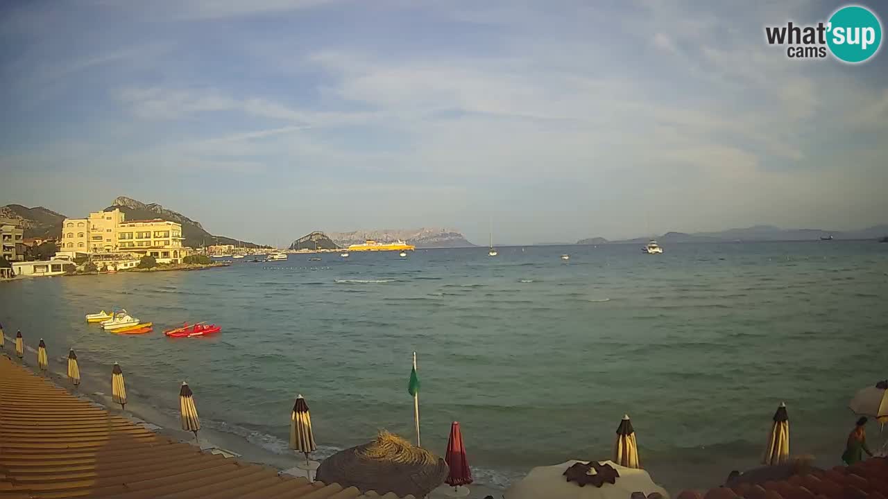 Webcam Terza Spiaggia Golfo Aranci – Vue en direct de la plage
