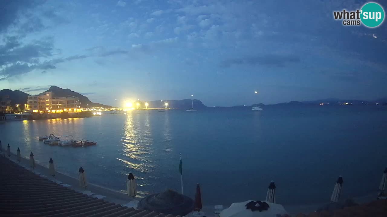Webcam Terza Spiaggia Golfo Aranci – Vue en direct de la plage