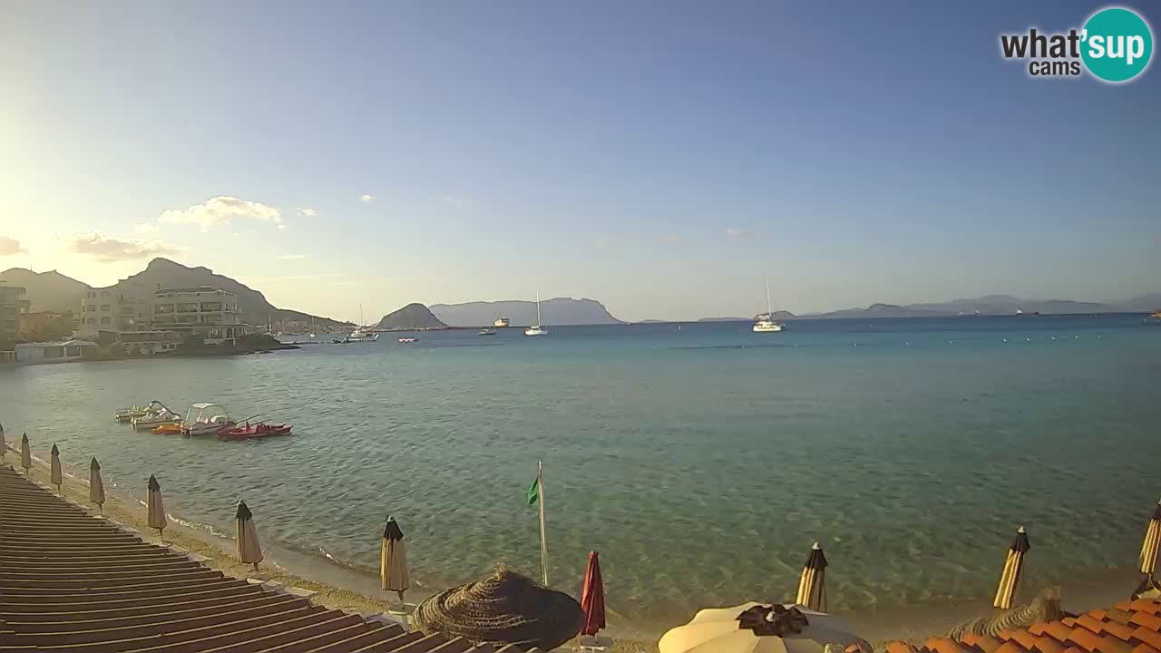 Webcam Terza Spiaggia Golfo Aranci – Vue en direct de la plage