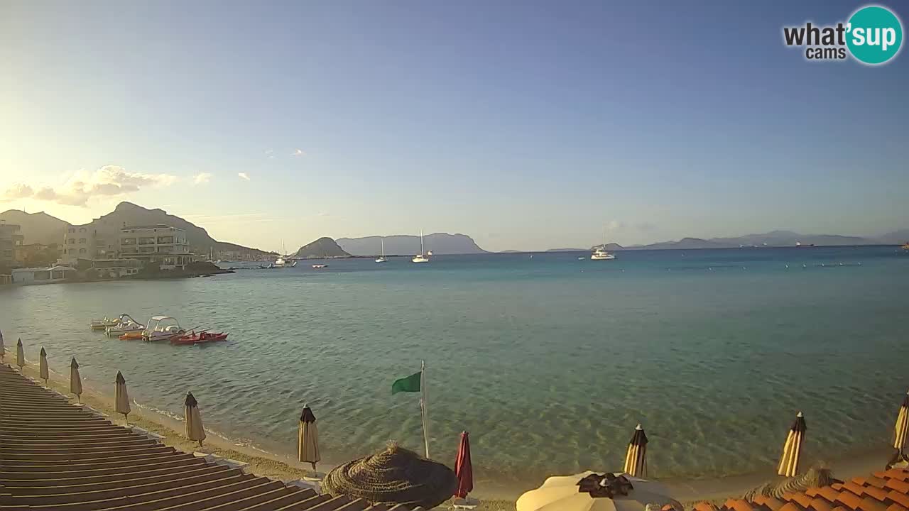 Webcam Terza Spiaggia Golfo Aranci – Vue en direct de la plage