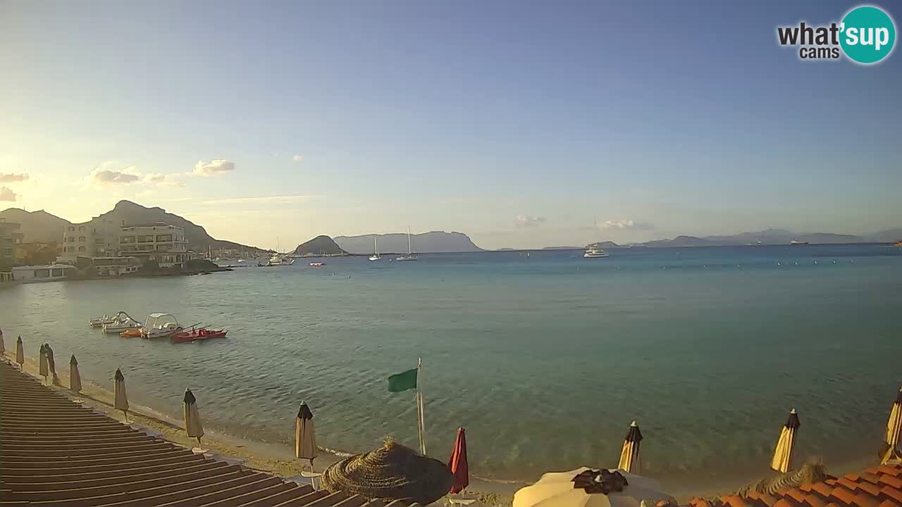 Webcam Terza Spiaggia Golfo Aranci – Vue en direct de la plage
