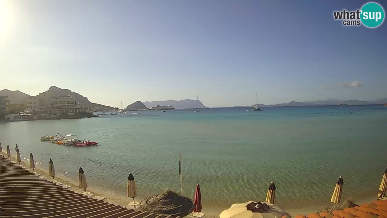 Webcam Terza Spiaggia Golfo Aranci – Liveblick auf den Strand