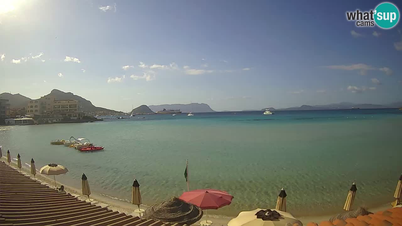 Webcam Terza Spiaggia Golfo Aranci – Vue en direct de la plage