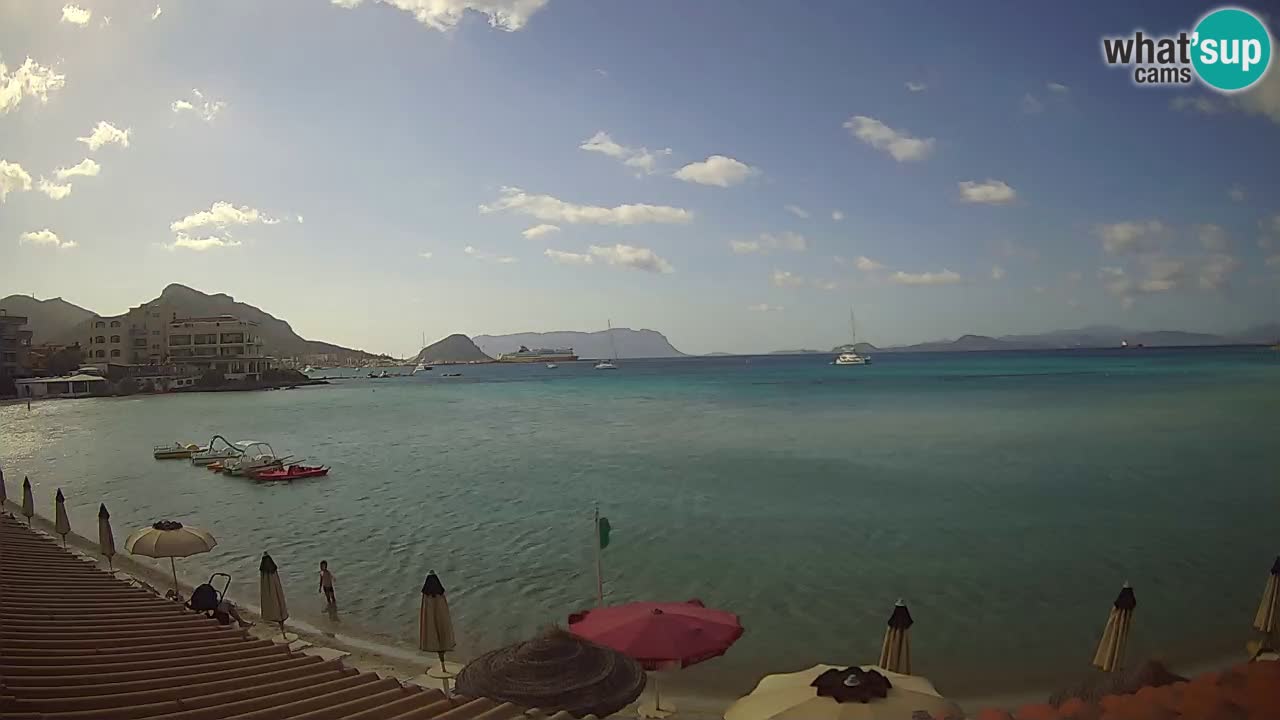 Webcam Terza Spiaggia Golfo Aranci – Vue en direct de la plage