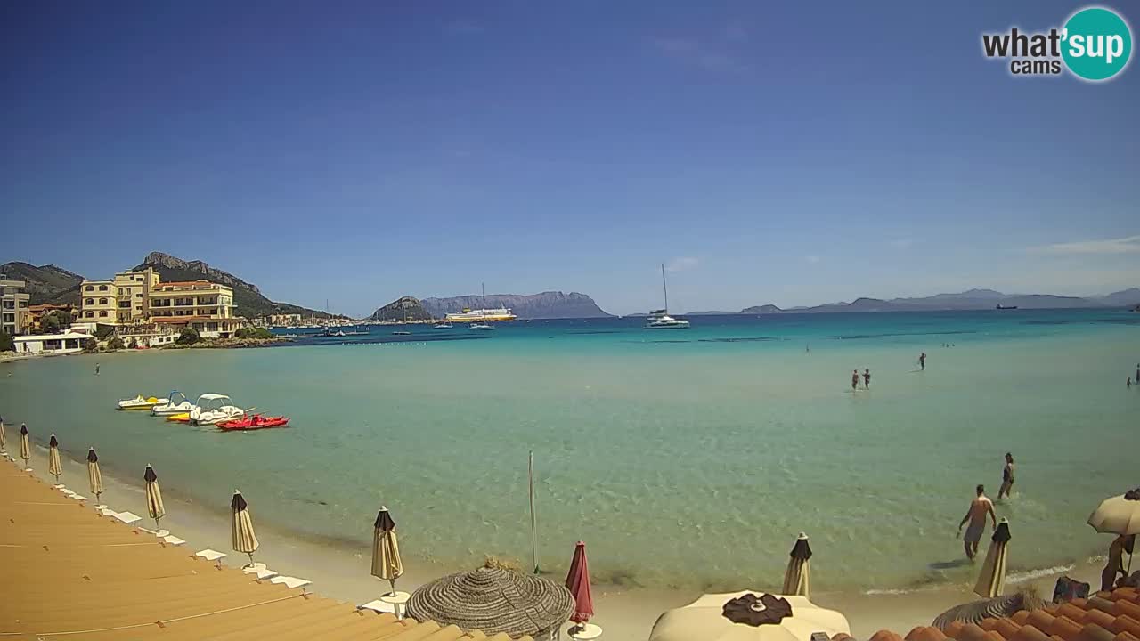 Webcam Terza Spiaggia Golfo Aranci – Liveblick auf den Strand