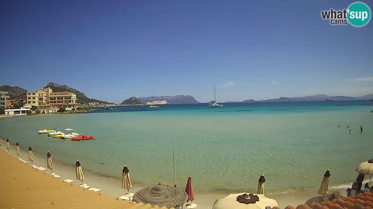 Webcam Terza Spiaggia Golfo Aranci – Vue en direct de la plage