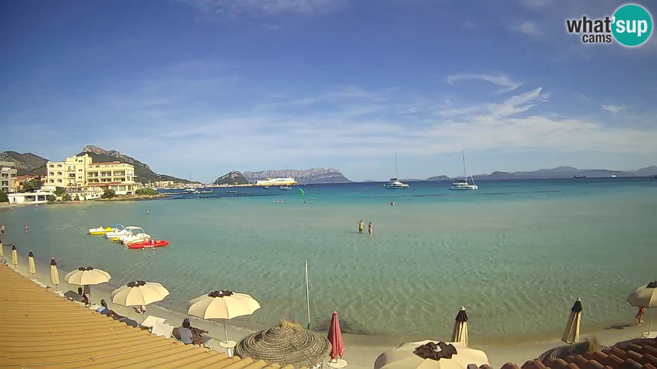 Webcam Terza Spiaggia Golfo Aranci – Vista en directo de la playa