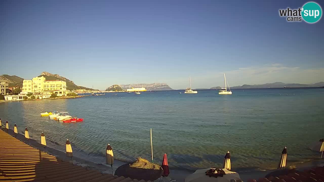 Webcam Terza Spiaggia Golfo Aranci – Vue en direct de la plage