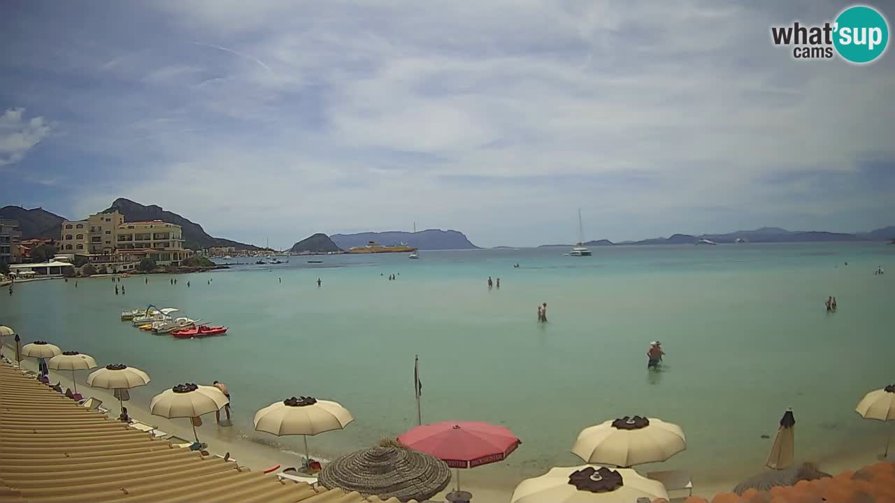Webcam Terza Spiaggia Golfo Aranci – Vue en direct de la plage