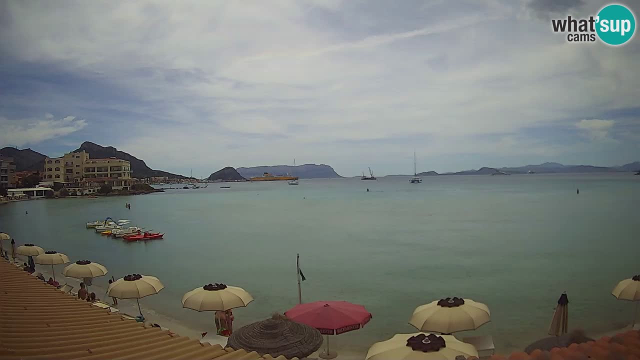 Webcam Terza Spiaggia Golfo Aranci – Liveblick auf den Strand