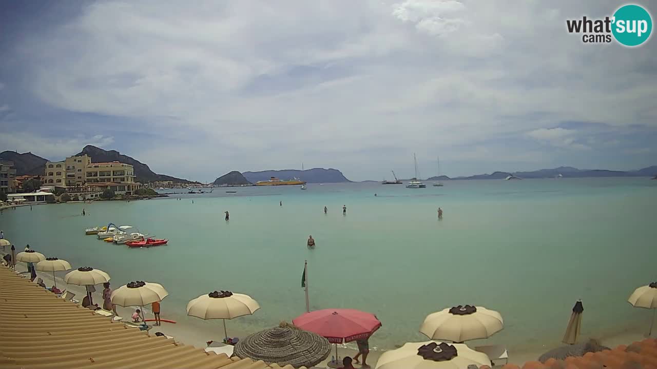 Webcam Terza Spiaggia Golfo Aranci – Vue en direct de la plage