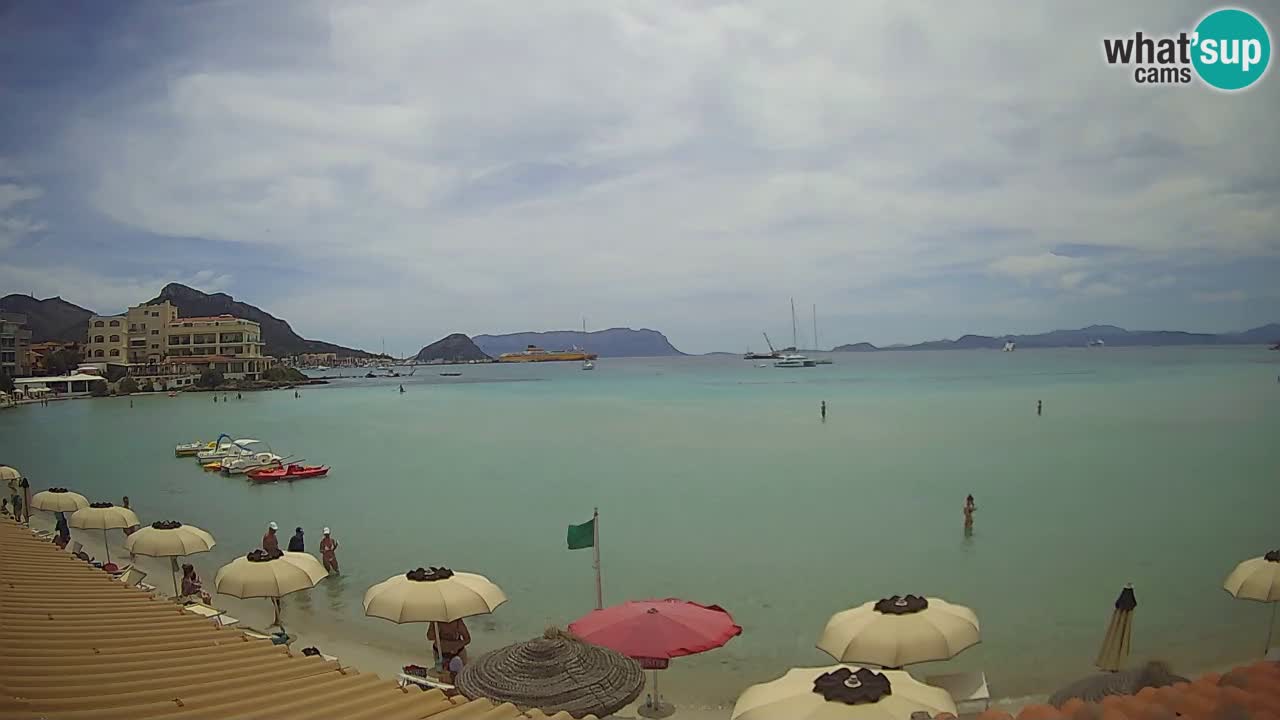 Webcam Terza Spiaggia Golfo Aranci – Vue en direct de la plage