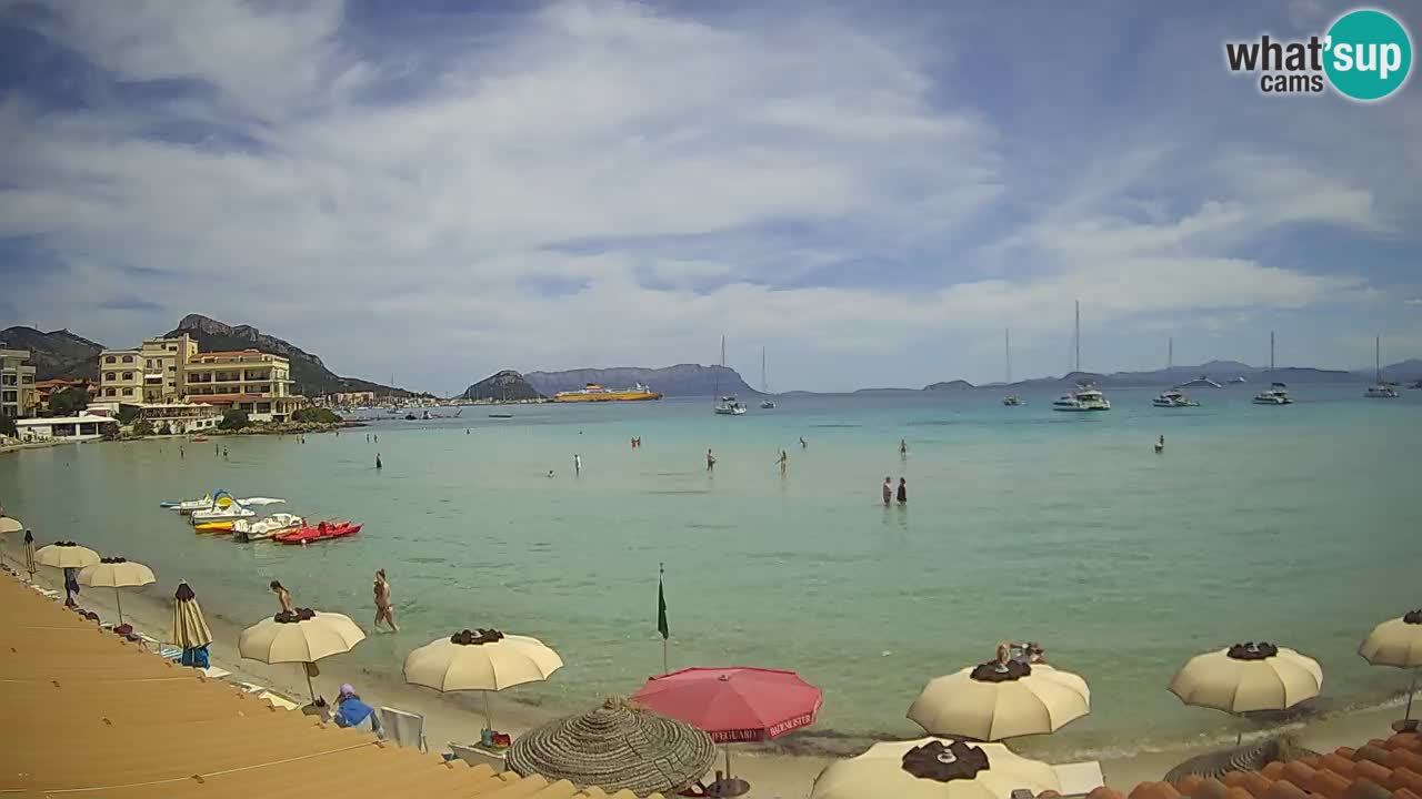 Webcam Terza Spiaggia Golfo Aranci – Vue en direct de la plage