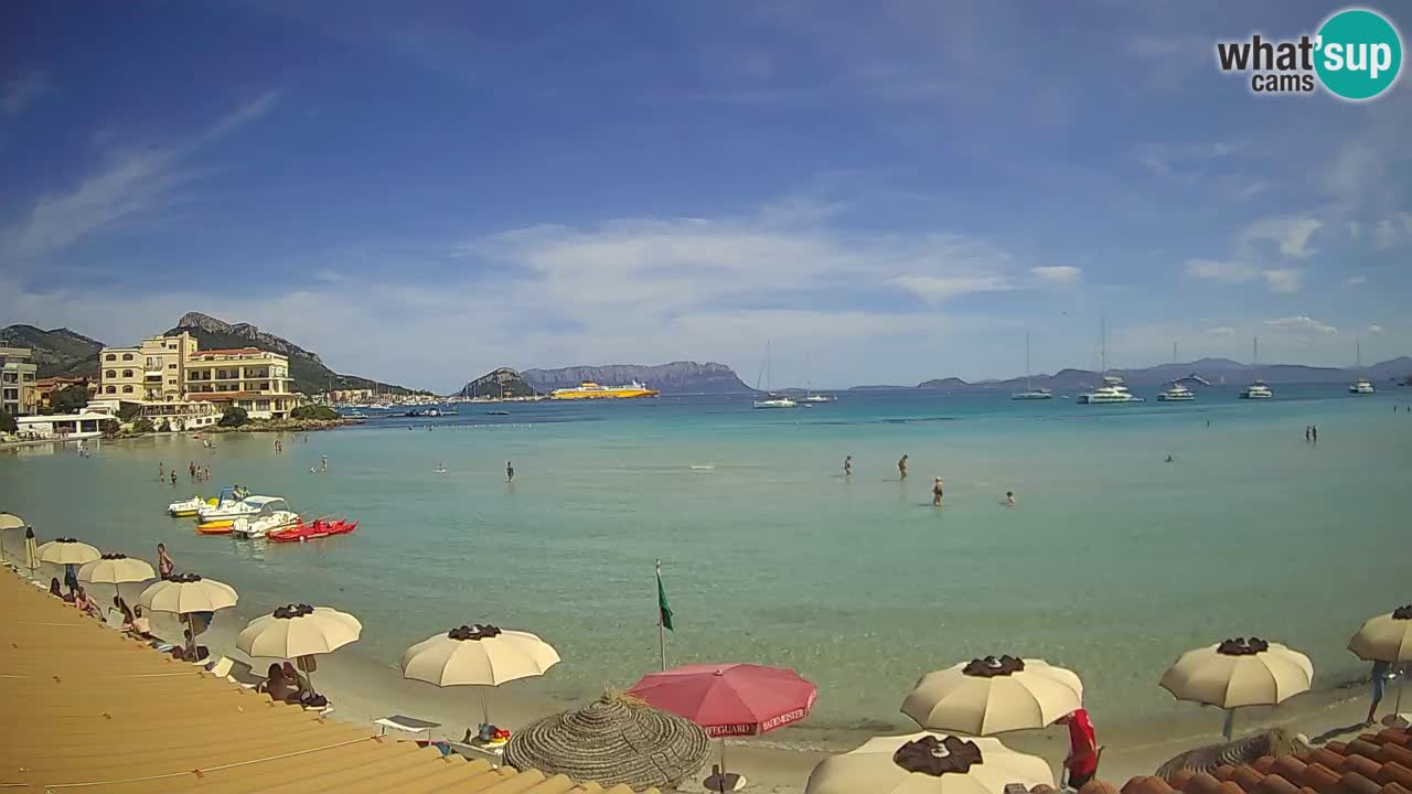 Webcam Terza Spiaggia Golfo Aranci – Liveblick auf den Strand
