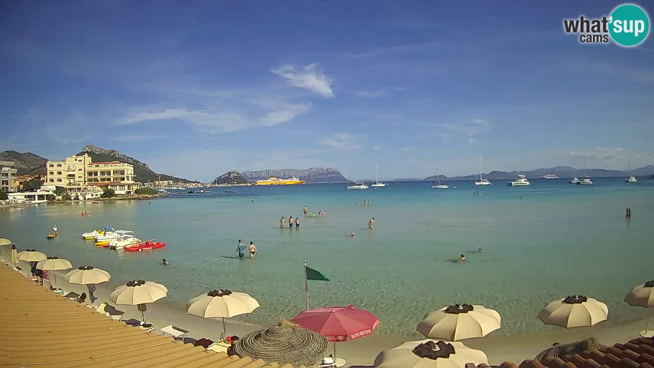 Webcam Terza Spiaggia Golfo Aranci – Vue en direct de la plage