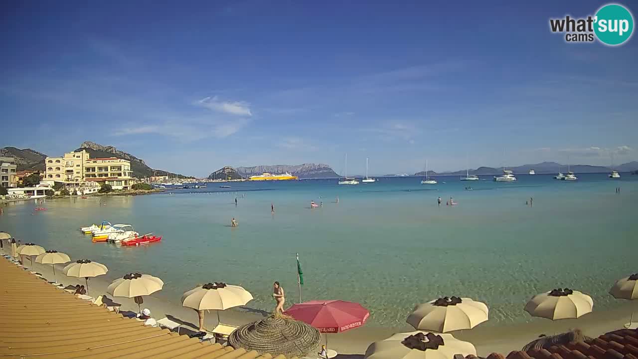 Webcam Terza Spiaggia Golfo Aranci – Liveblick auf den Strand