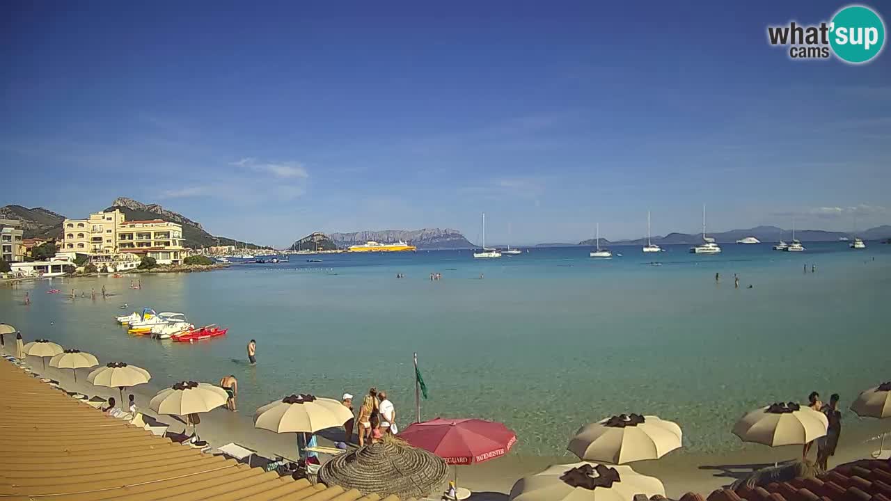 Webcam Terza Spiaggia Golfo Aranci – Liveblick auf den Strand