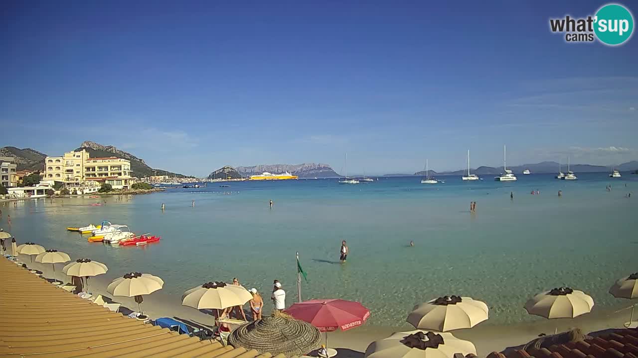 Webcam Terza Spiaggia Golfo Aranci – Liveblick auf den Strand