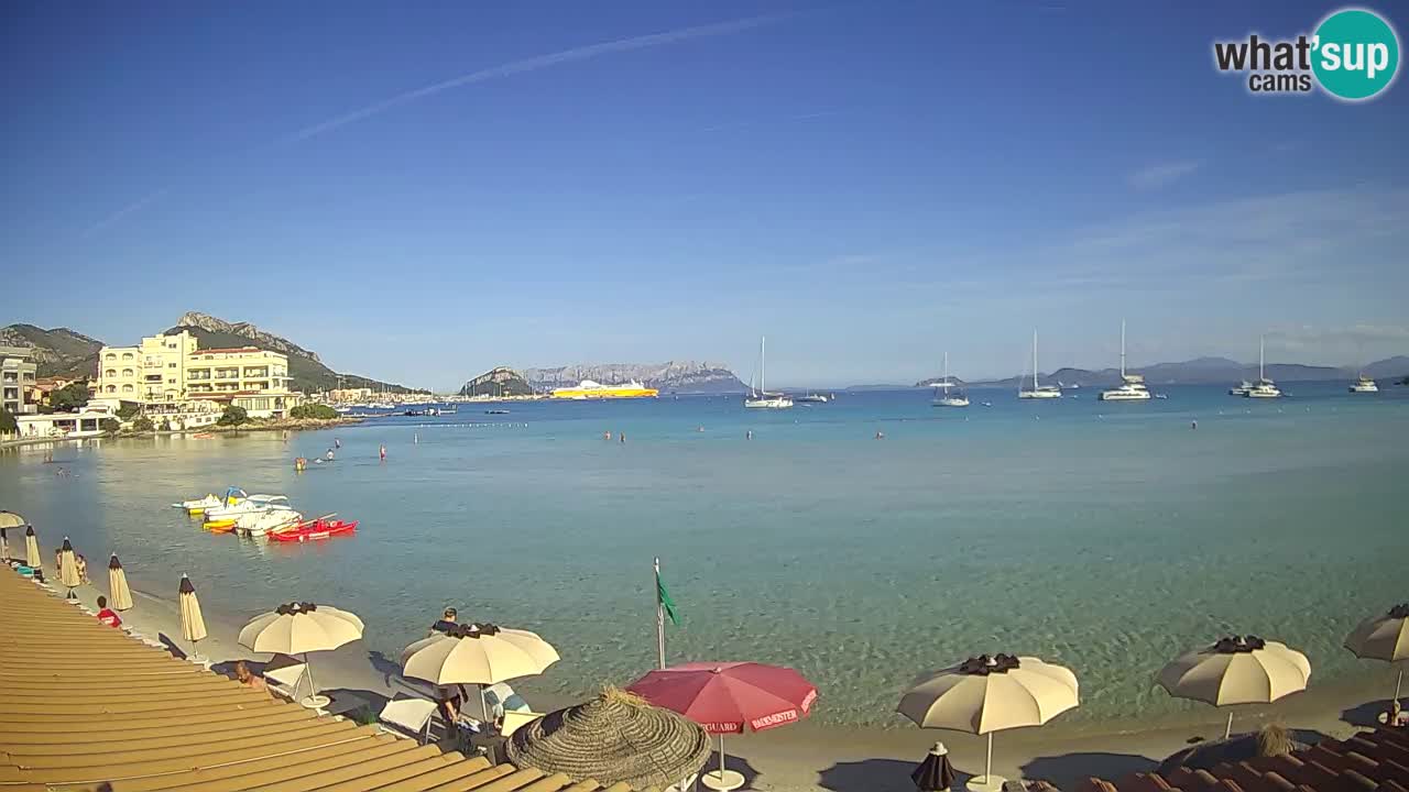 Webcam Terza Spiaggia Golfo Aranci – Liveblick auf den Strand