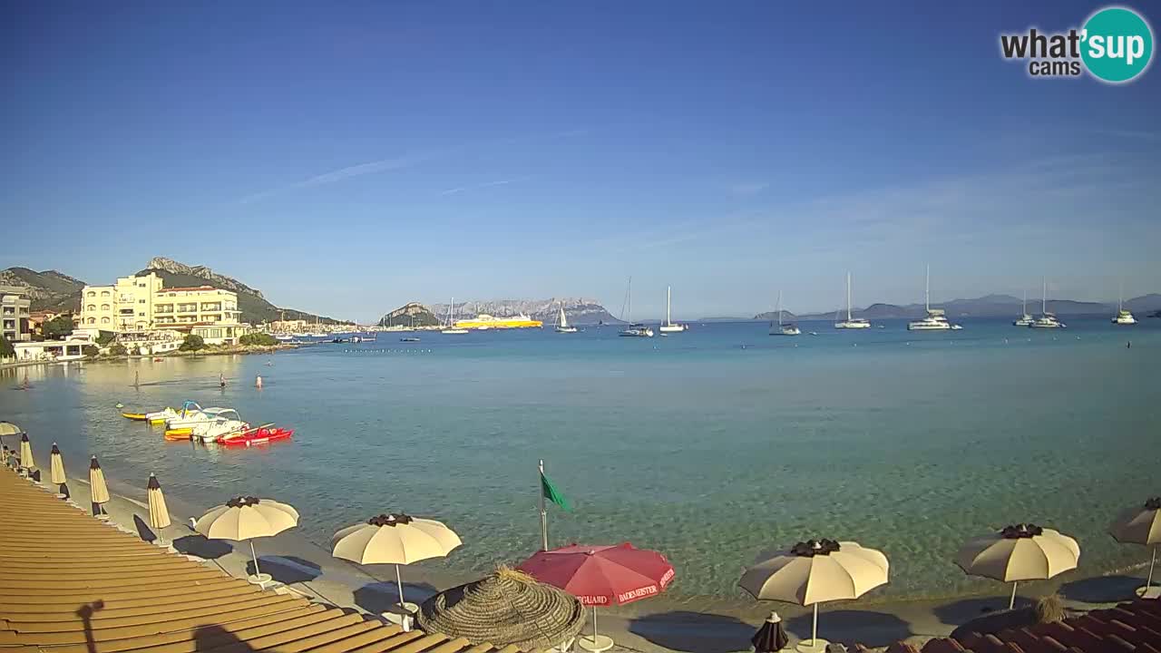 Webcam Terza Spiaggia Golfo Aranci – Vue en direct de la plage