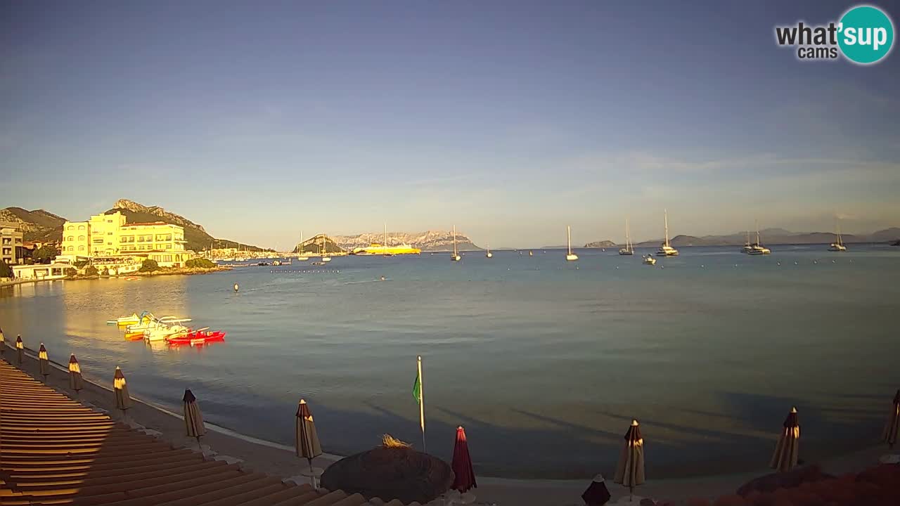 Webcam Terza Spiaggia Golfo Aranci – Vue en direct de la plage
