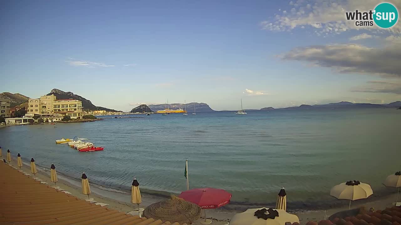 Webcam Terza Spiaggia Golfo Aranci – Liveblick auf den Strand