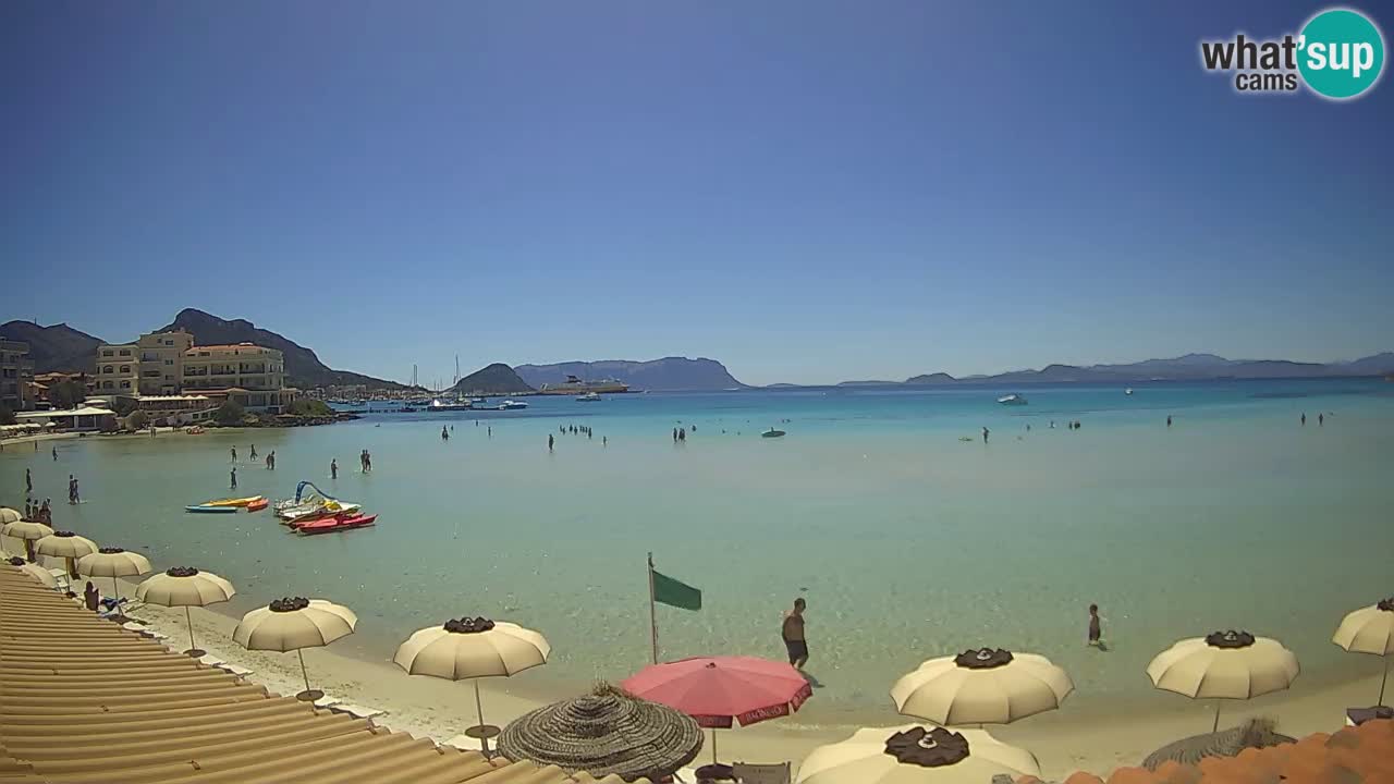 Webcam Terza Spiaggia Golfo Aranci – Vista en directo de la playa