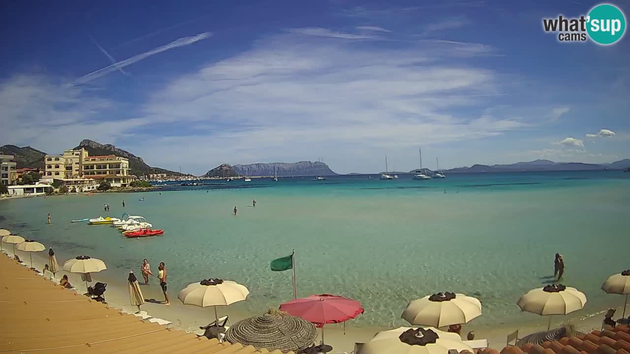 Webcam Terza Spiaggia Golfo Aranci – Vue en direct de la plage