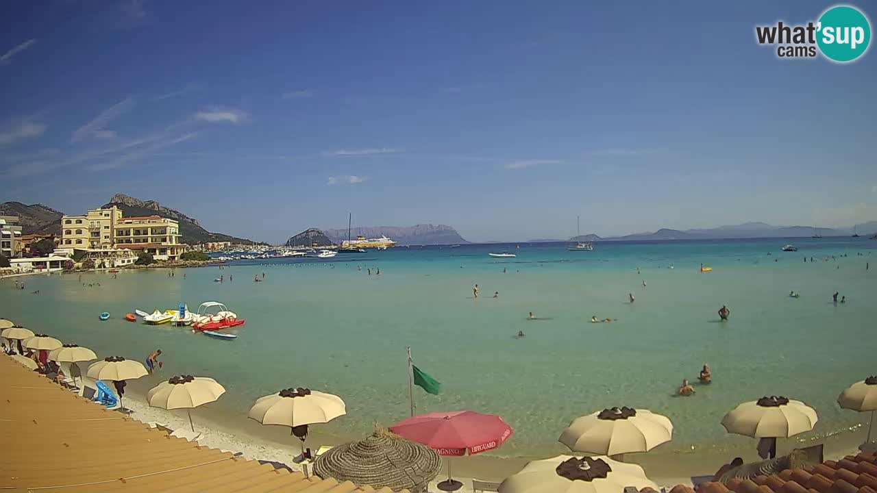 Webcam Terza Spiaggia Golfo Aranci – Vista en directo de la playa