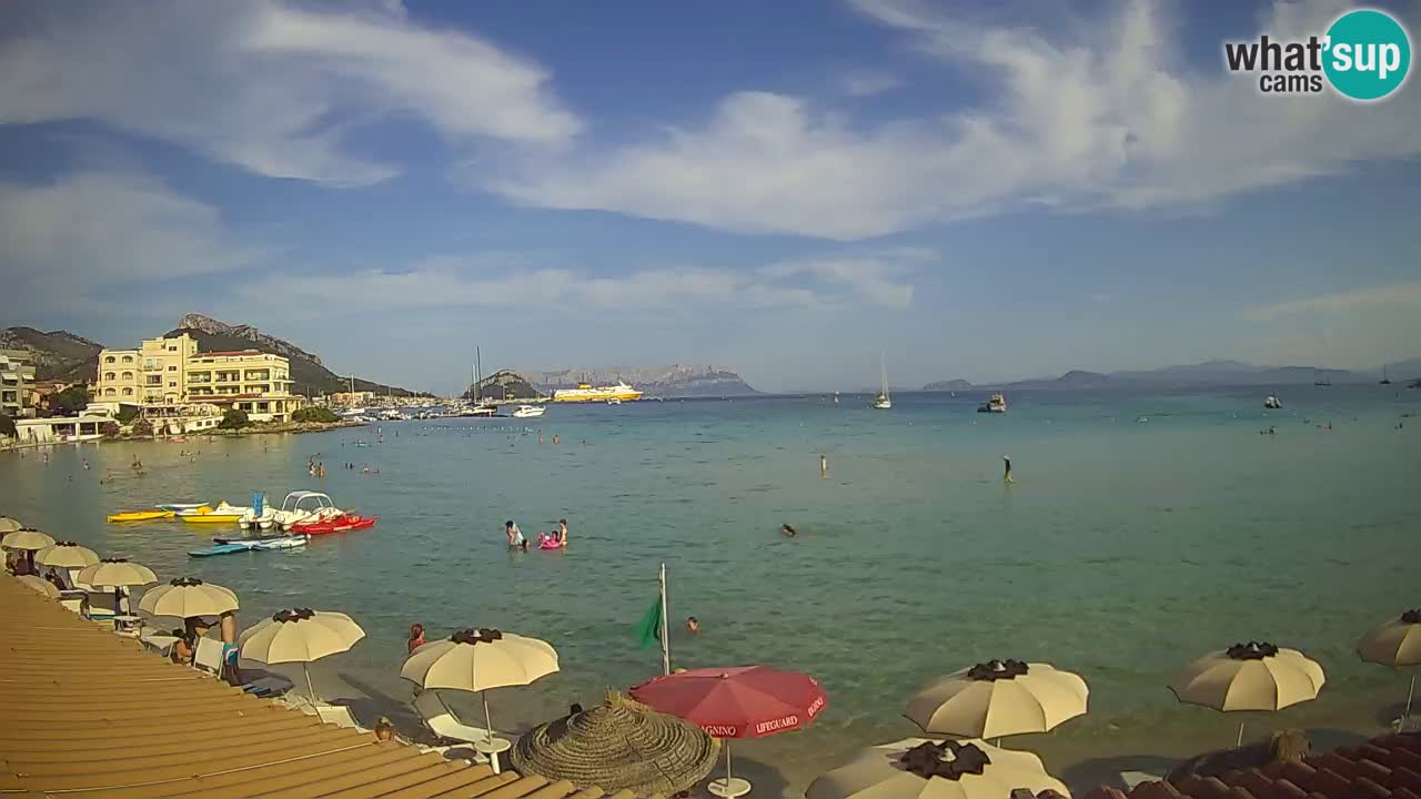 Webcam Terza Spiaggia Golfo Aranci – Vue en direct de la plage