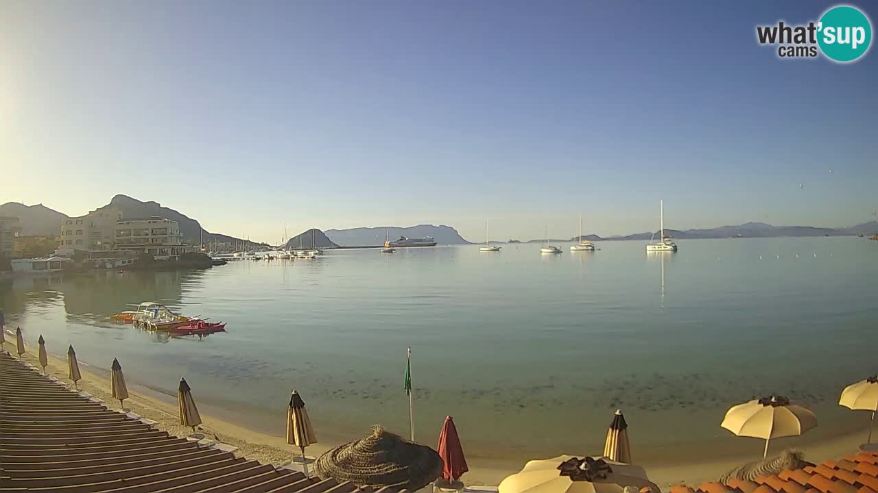 Webcam Terza Spiaggia Golfo Aranci – Liveblick auf den Strand