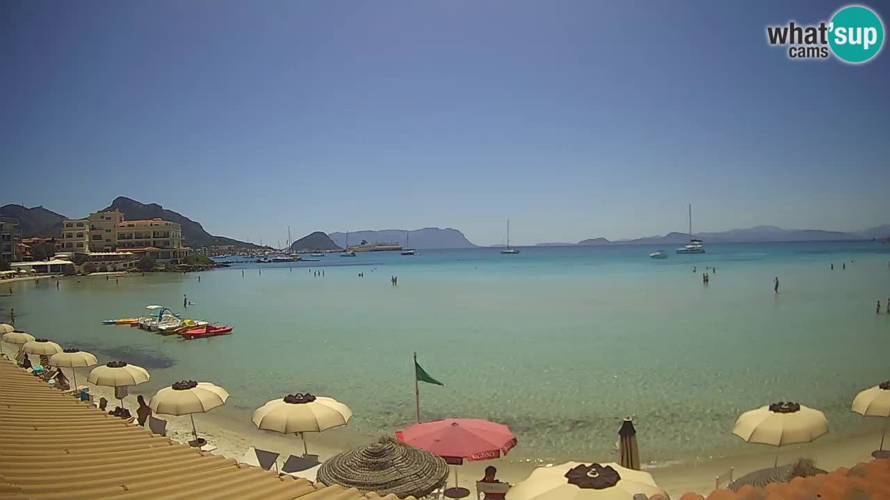 Webcam Terza Spiaggia Golfo Aranci – Vue en direct de la plage