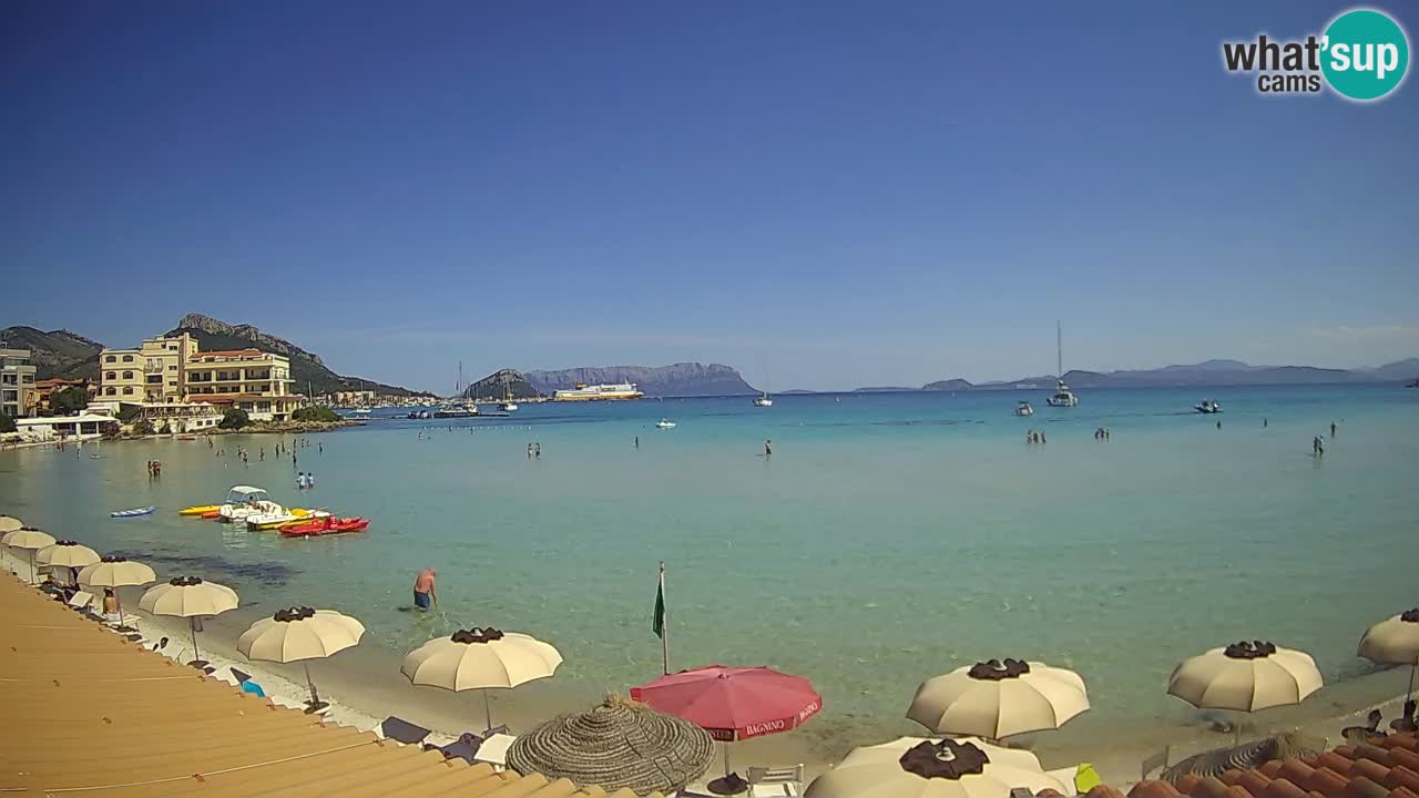 Webcam Terza Spiaggia Golfo Aranci – Liveblick auf den Strand