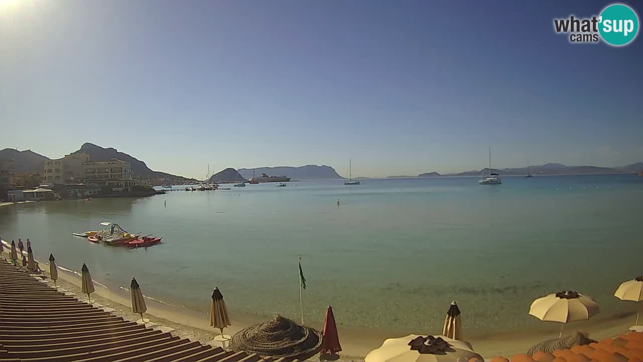 Webcam Terza Spiaggia Golfo Aranci – Liveblick auf den Strand