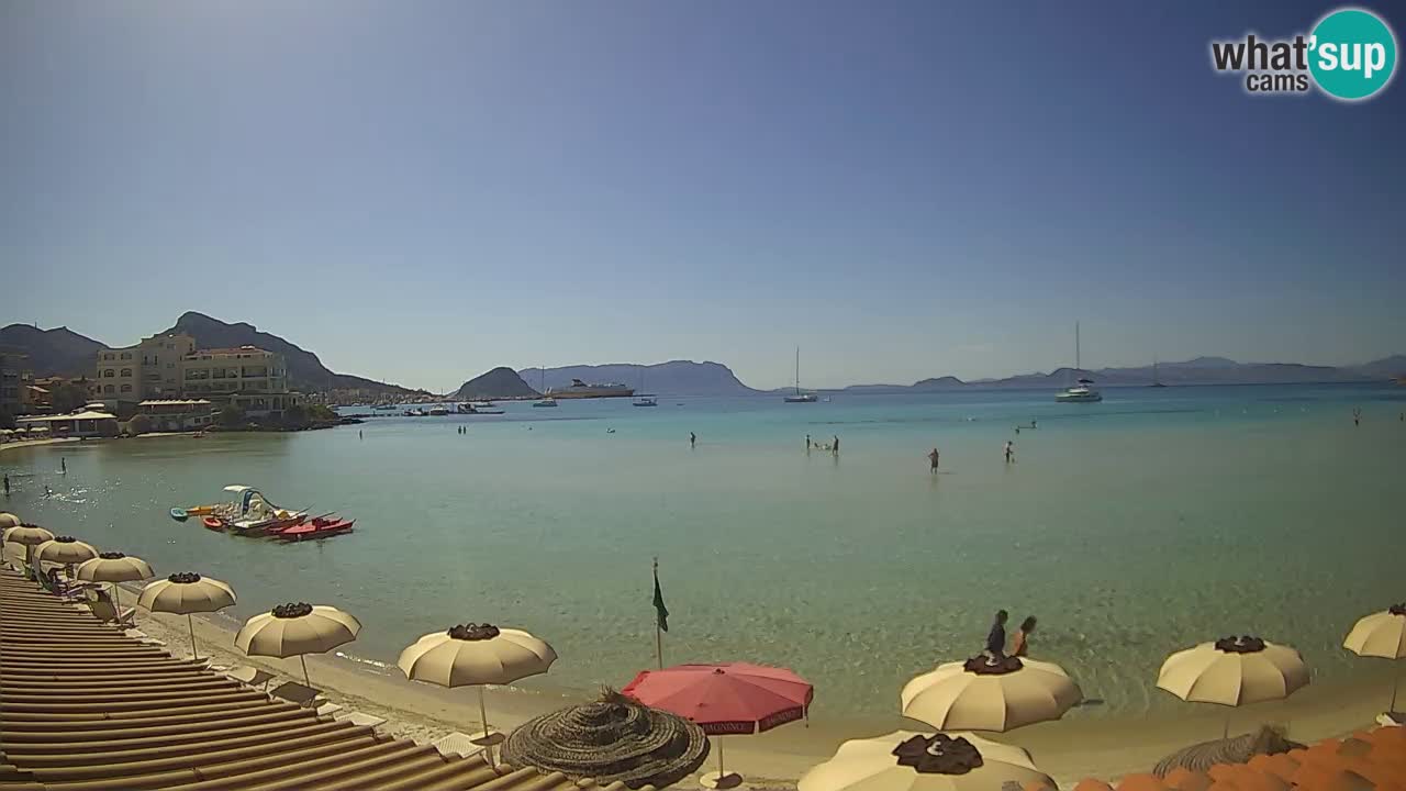 Webcam Terza Spiaggia Golfo Aranci – Liveblick auf den Strand