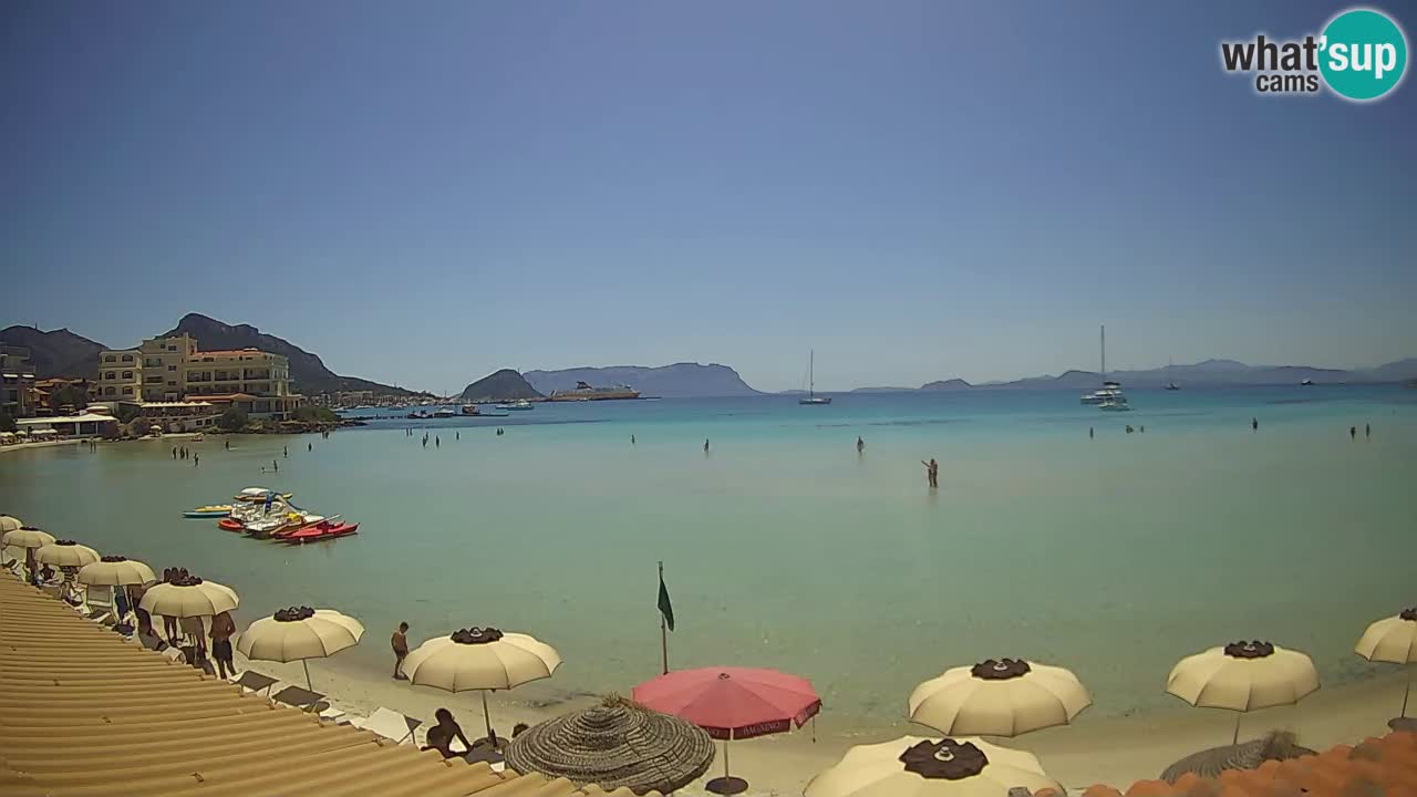Web kamera Terza Spiaggia Golfo Aranci – Pogled uživo na plažu