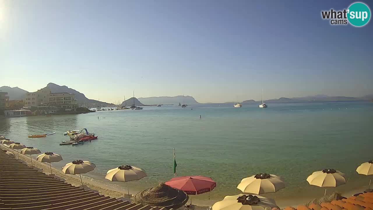 Webcam Terza Spiaggia Golfo Aranci – Vue en direct de la plage